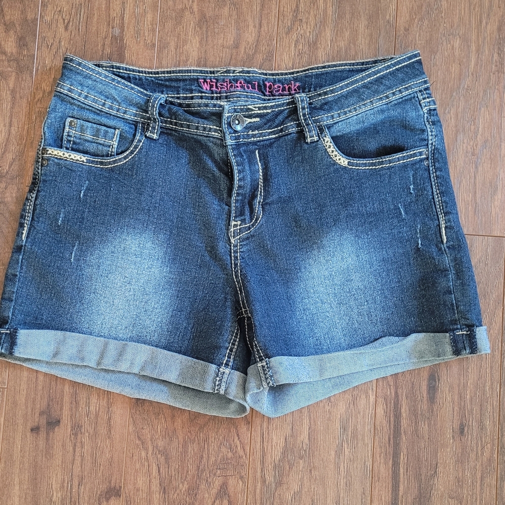Denim shorts